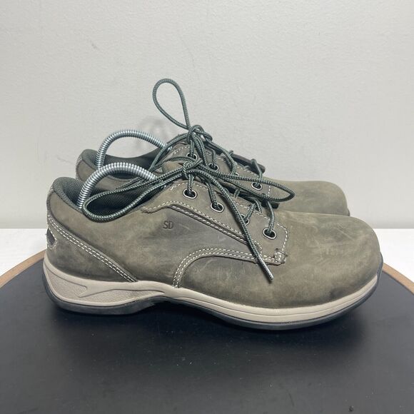 Red Wing Shoes Women Size 8 B 2307 Comfort Pro Oxford Safety Steel Toe Lace Up‎ - Picture 1 of 12